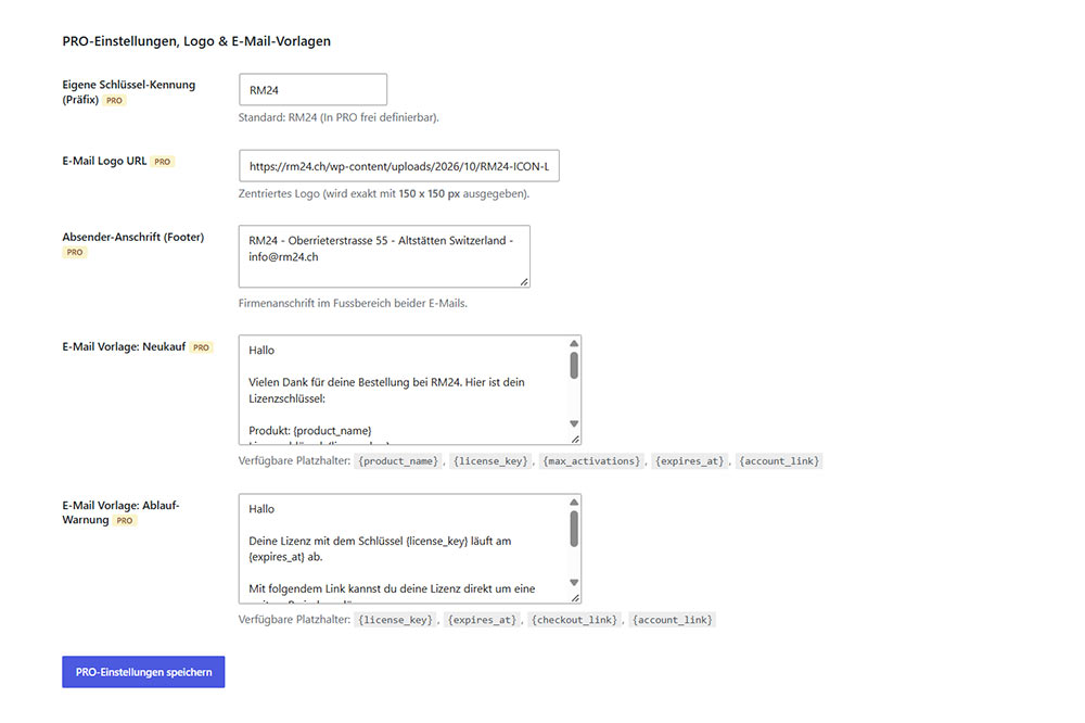 RM24 License Manager for WooCommerce