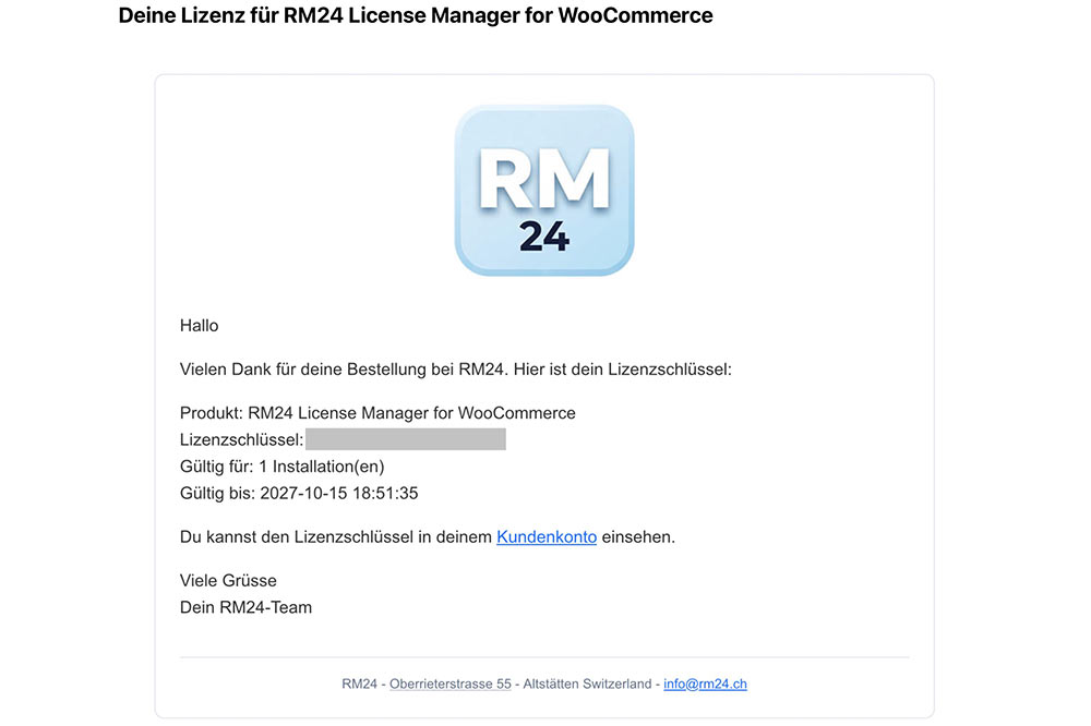 RM24 License Manager for WooCommerce