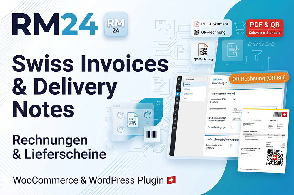 RM24 Swiss Invoices & Delivery Notes for WooCommerce
